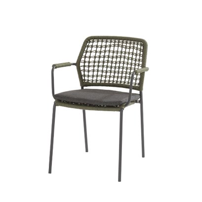 Barista เก้าอี้ทานข้าวกลางแจ้ง สีเขียว