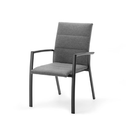 FORLI เก้าอี้ทานข้าวกลางแจ้ง สีเทาเข้ม