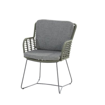 Fabrice เก้าอี้ทานข้าวกลางแจ้ง สีเขียว