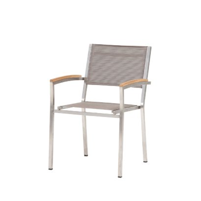 Nexxt เก้าอี้ทานข้าวกลางแจ้ง สีเทาหม่น