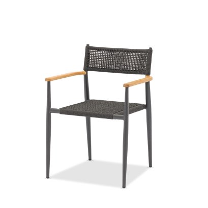 TOGO เก้าอี้ทานข้าวกลางแจ้ง สีชาโคล