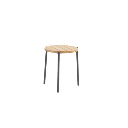 Yoga coffee table anthracite legs &Oslash;45 cm.