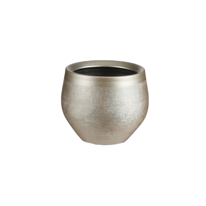 Douro pot round 13 x 16 cm. - Gold