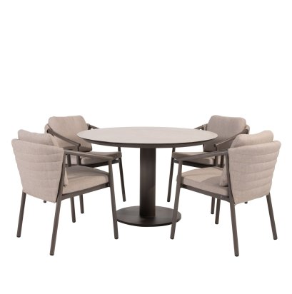 SARAH DINING TABLE WITH BAROLO DINING CHAIRS