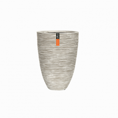 OFI 242 VASE ELEGANT LOW RIB - IVORY