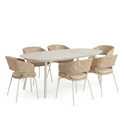 PHIL DINING SET - DUNE