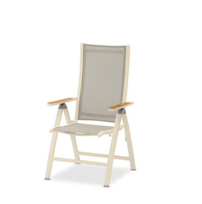 COMO DINING CHAIR RECLINER - MOCHA