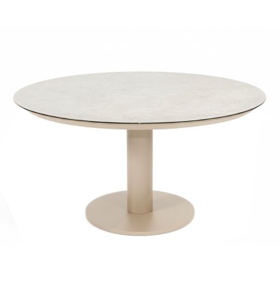 SARAH LOW DINING TABLE - LATTE