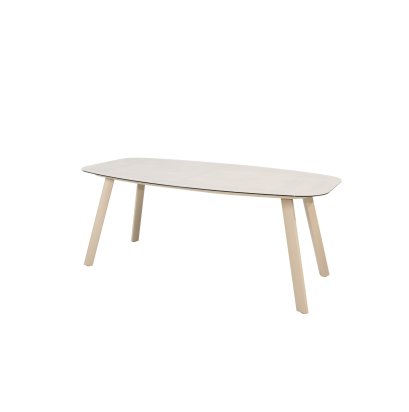 MANOLO DINING TABLE - LATTE