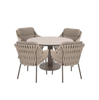 SARAH DINING TABLE WITH MONTERA DINING CHAIRS