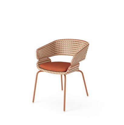 PHIL DINING CHAIR - RUST MAT