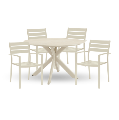 XX DINING TABLE Ø120 WITH CANNES CHAIRS