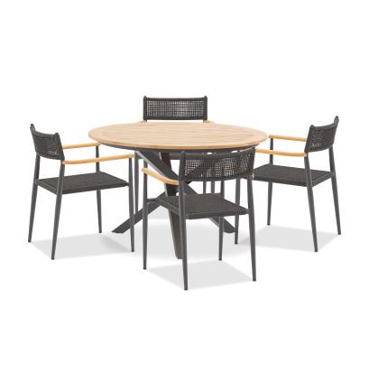 MIKADO DINING TABLE WITH TO CHAIRS