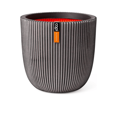 Planter Ball Groove NL 43x41 - Anthracite