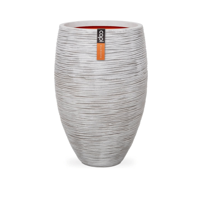 Vase Elegant Deluxe Rib NL 50x74 - Ivory