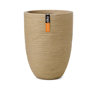 Vase Elegant Low Rib NL 46x58 - Beige