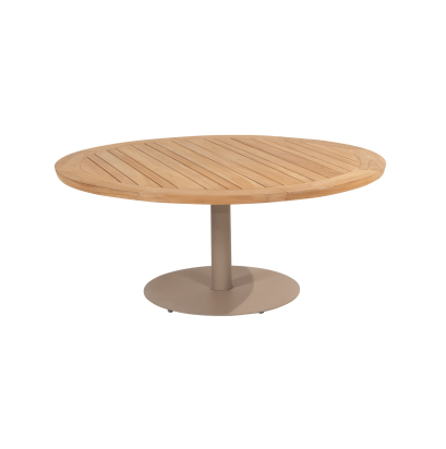 SABA LOW DINING TABLE - LATTE