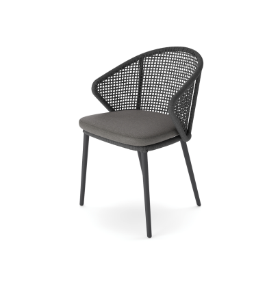 HERA DINING CHAIR - CHARCOAL