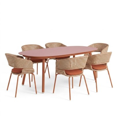 PHIL DINING SET - RUSR MAT