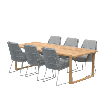 ชุดโต๊ะทานอาหาร VALENCIA แพลตตินัม