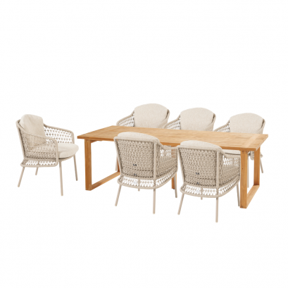 SPARTAN DINING SET WITH PUCCINI CHAIRS