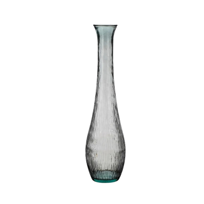 DIX GLASS VASE - ANTHRACITE 25X99