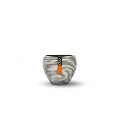 BOFI 142 Vase tapered round rib (D 15 x H 13 cm)