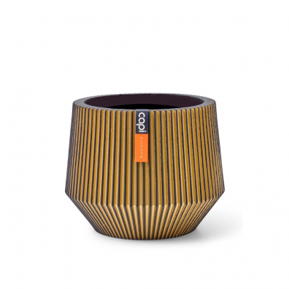 กระถางต้นไม้ VASE CYLINDER GEO GROOVE