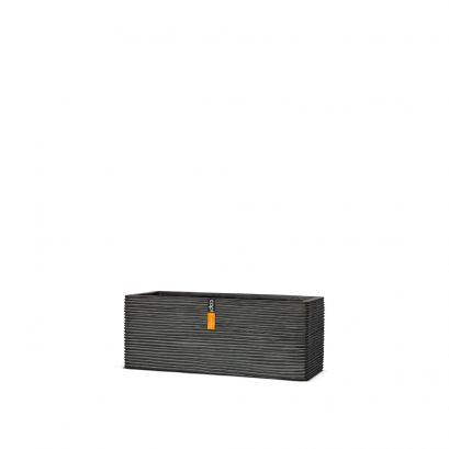 OFZ 961 Planter rectangular rib - Black