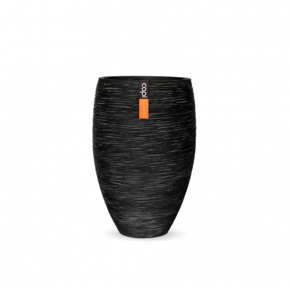 OFZ 1131 VASE ELEGANT DELUXE RIB - ANTHRACITE