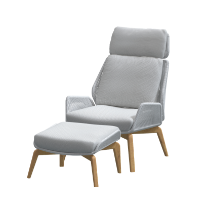 เก้าอี้โซฟา CARTHAGO พร้อมที่วางเท้า