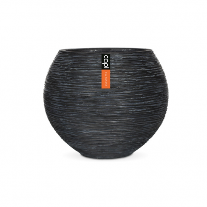 OFZ 271 Vase ball rib - Black