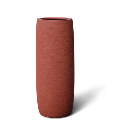 กระถาง LONG BARREL 55 x 137 -  สี ROSSO
