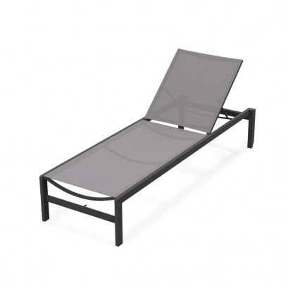 Sylt sunbed 1 seater - Charcoal