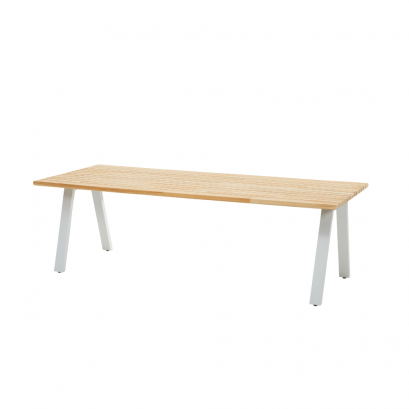 โต๊ะทานข้าว AMBASSADOR - สีเทาอ่อน