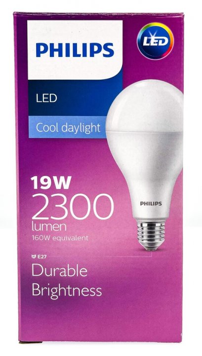 หลอดไฟ LED BULB 19W E27 แสง 6500K ยี่ห้อ PHILIPS