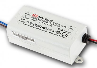 16W Single Output Switching Power Supply  ยี่ห้อ MEANWELL