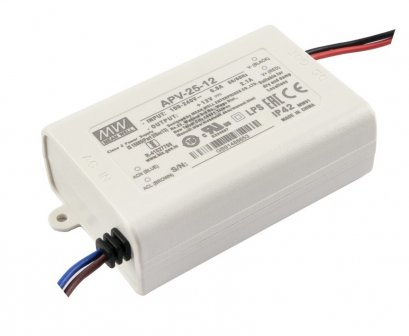 25W Single Output Switching Power Supply  ยี่ห้อ MEANWELL