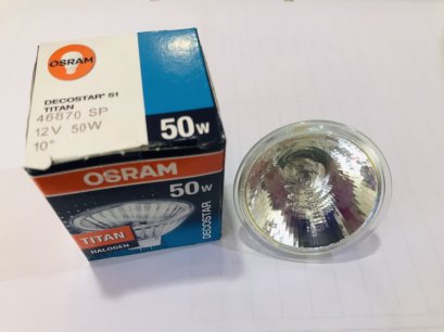 หลอดฮาโลเจน 50W รุ่น TITAN ขั้วหลอด GU5.3 ยี่ห้อ OSRAM