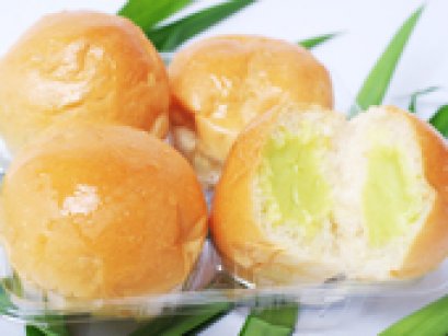 ขนมปังสังขยาใบเตย