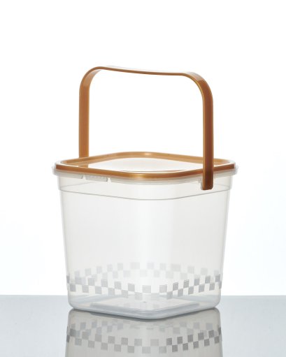 ถังสี่เหลี่ยม+ฝาปิด+หู 480 มล. 20ชิ้น