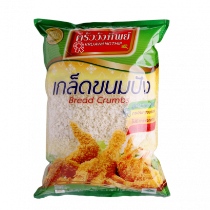 เกล็ดขนมปัง ตราครัววังทิพย์ 500 กรัม  Kruawangthip Bread Crumbs 500 g. (ยกลัง 20 ชิ้น)