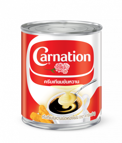ครีมเทียมข้นหวาน ตรา คาร์เนชัน 388 กรัม Carnation Sweetened Condensed Non-Dairy Creamer  388g.