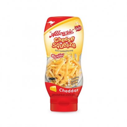 ชีสสควีซเชดด้าชีส ตรา อลาวรี่ 310 กรัม  Allowrie Cheese Squeeze Cheddar Cheese 310 g.