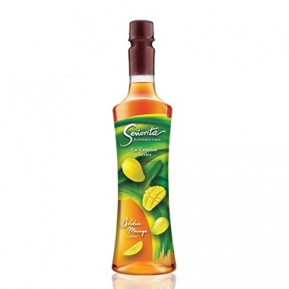 น้ำเชื่อมแต่งกลิ่น มะม่วงอกร่องทอง เซนญอริต้า 750 มิลลิลิตร (Senorita Golden Mango Flavoured Syrup 750 ml.)