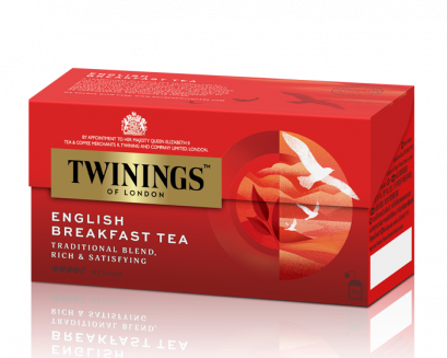 ทไวนิงส์ชาอิงลิชเบรคฟาสต์ ไวนิงส์  ตรา ทไวนิงส์  50 กรัม  Twinings English Breakfast 50g. (ยกลัง 12 ชิ้น )