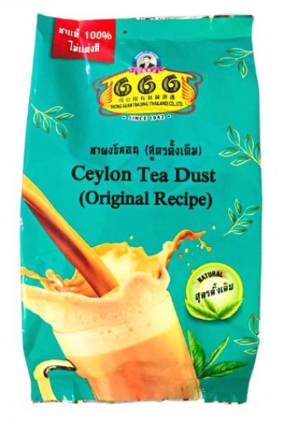 ชาผงซีลอน สูตรดั้งเดิม ตรา 666 400 กรัม Ceylon Tea-Green 666 Brand 400g.