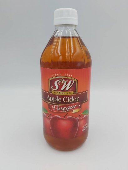 น้ำส้มสายชูหมักแอปเปิ้ล ตรา เอสแอนด์ดับบลิว  473 มล. S&W Apple Cider Vinegar 473 ml.
