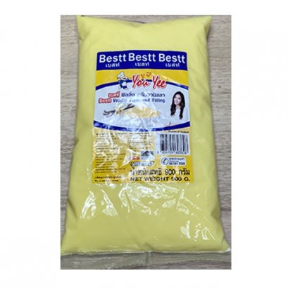 เบสท์ ฟิลลิ่ง วานิลลา ตรา ยูยี 900กรัม You Yee Bestt Vanilla Flavoured Filling 900g. (ยกลัง 10 ชิ้น)