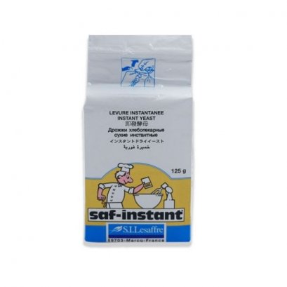 ยีสต์ผงสำเร็จรูปสีทอง ยีสต์โกลด์ ตรา ซาฟ อินสแตนท์ 125 กรัม SAF-INSTANT YEAST GOLD 125 g.